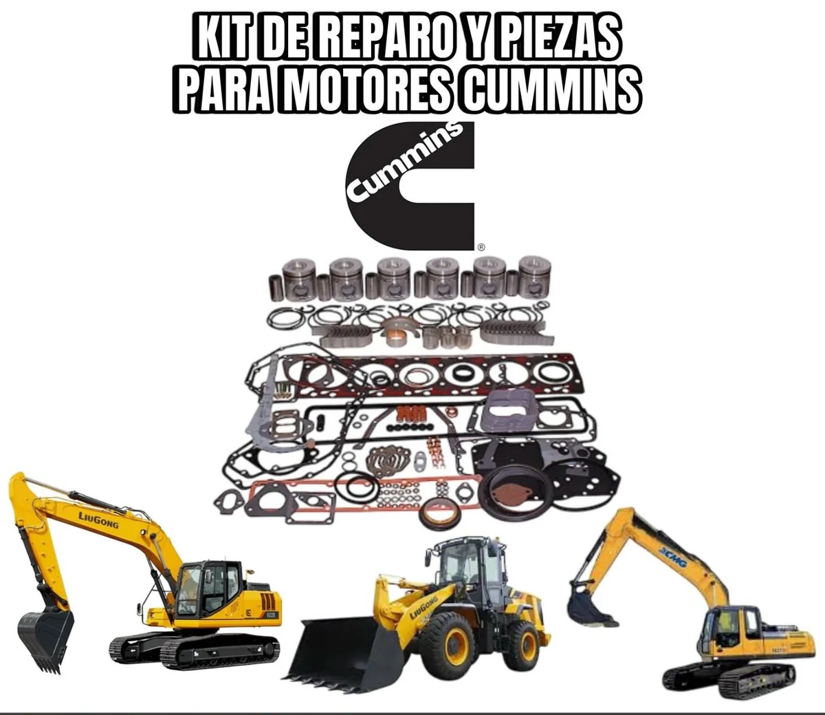 Kit de reparo y piezas para motores Cummins